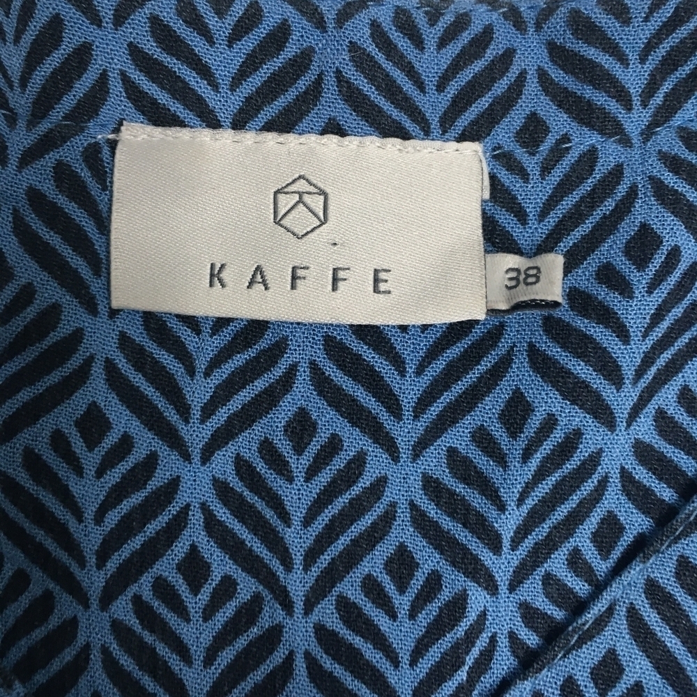 Kaffe Kamarlu Amber women's blue tunic size 38 - Picture 6 of 11